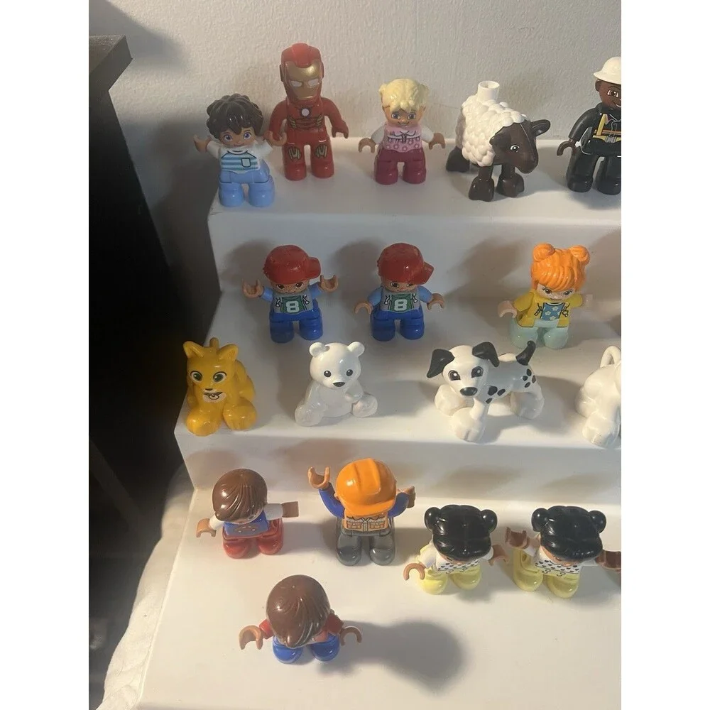 Lot of 27 Lego Duplo Figures Toys Animals Boys Girls Pets Characters